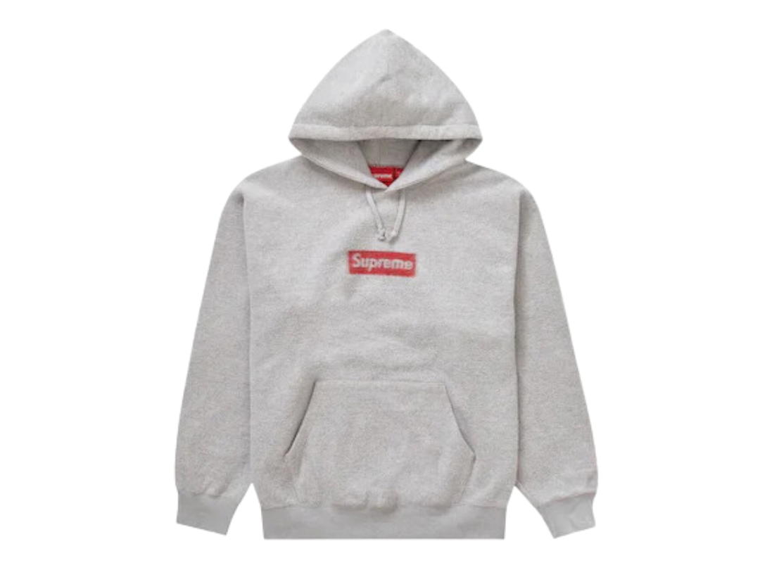 Supreme Supreme Inside Out Box Logo Hooded Sweatshirt Heather Grey SS23