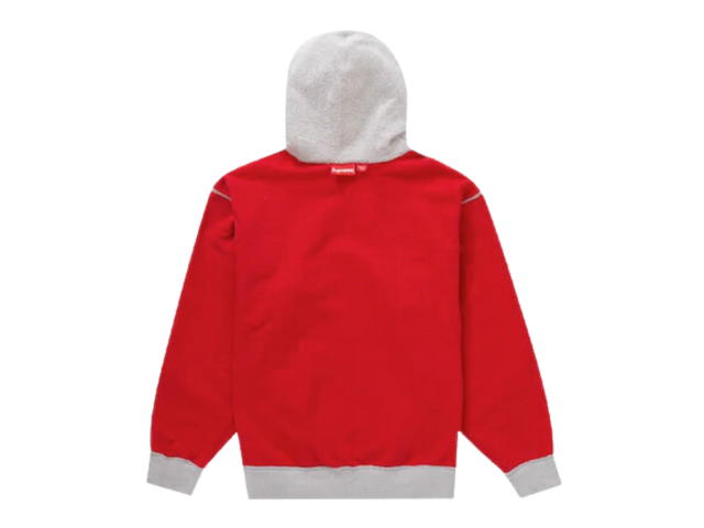 Supreme Supreme Inside Out Box Logo Hooded Sweatshirt Heather Grey SS23 - view 3