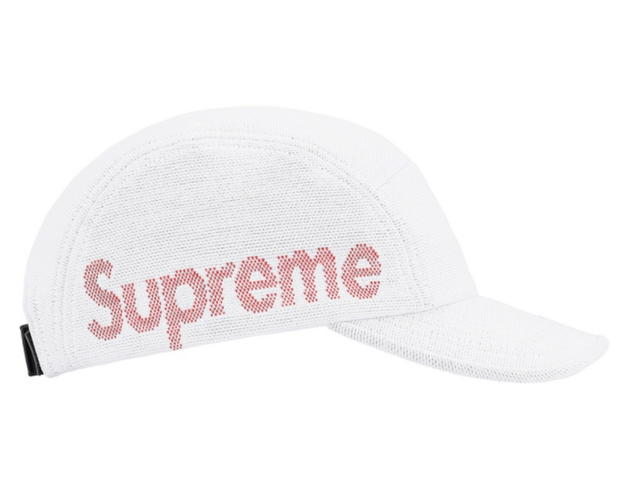 Supreme Supreme Jacquard Pique Camp Cap White - view 2