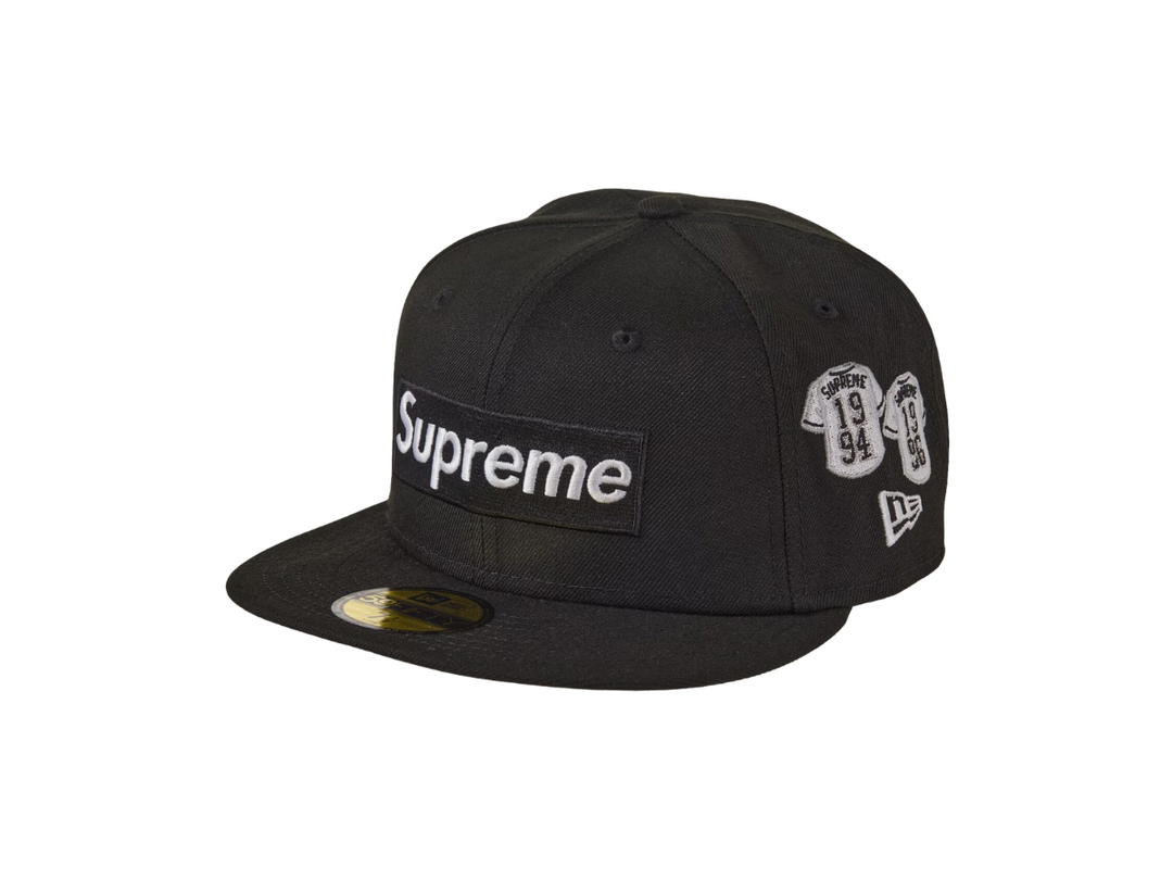 Supreme Supreme Jerseys Box Logo New Era Fitted Hat Black (FW24)