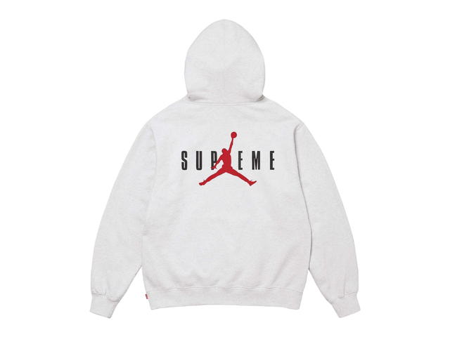Supreme Supreme Jordan Hooded Sweatshirt Ash Grey (FW24) - view 2