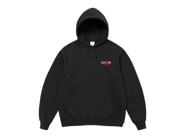 Supreme Supreme Jordan Hooded Sweatshirt Black (FW24) - view 1