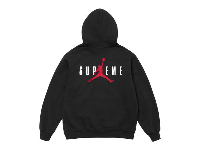 Supreme Supreme Jordan Hooded Sweatshirt Black (FW24) - view 2