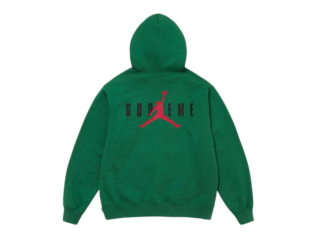 Supreme Supreme Jordan Hooded Sweatshirt Green (FW24) - view 2