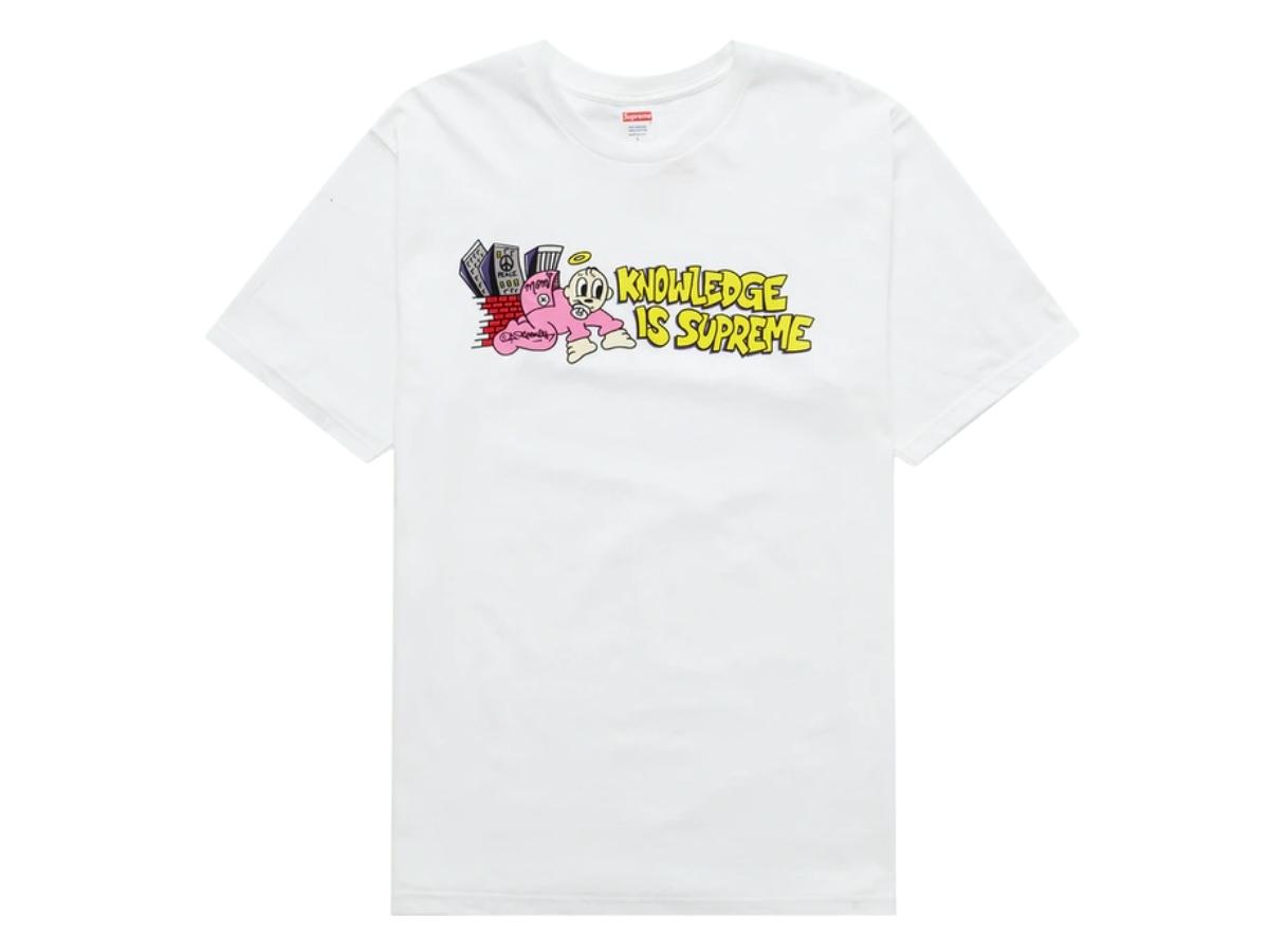 Supreme Supreme Knowledge Tee White