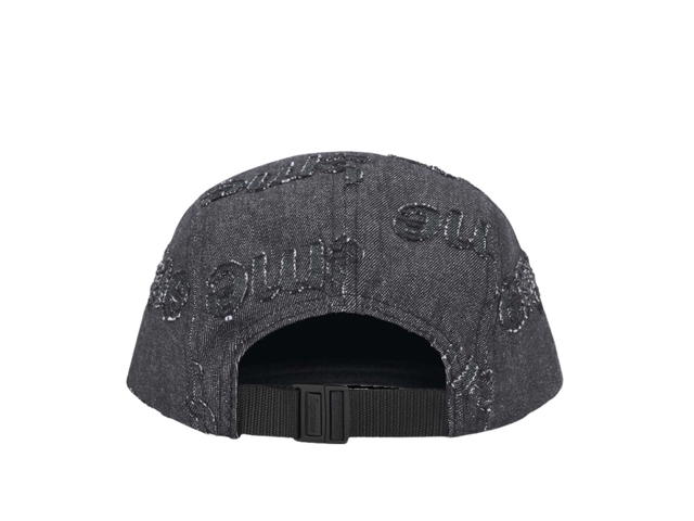 Supreme Supreme Lasered Denim Camp Cap Black (FW24) - view 2