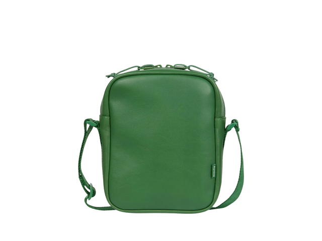 Supreme Supreme Leather Shoulder Bag Green (FW24) - view 2