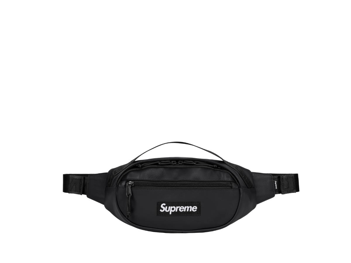 Supreme Supreme Leather Waist Bag Black (FW23)