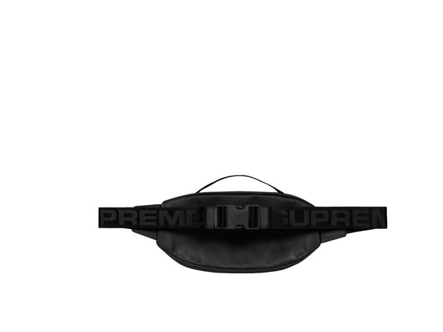 Supreme Supreme Leather Waist Bag Black (FW23) - view 2