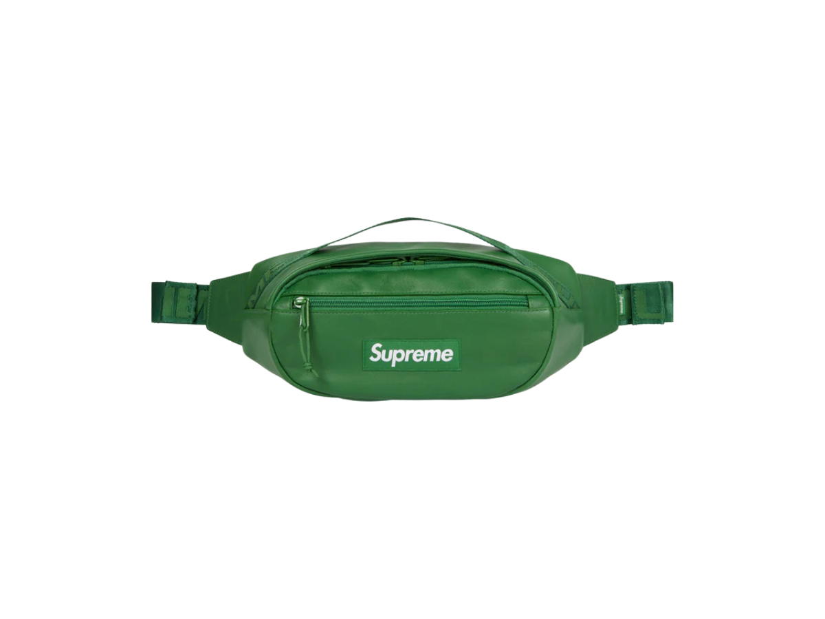 Supreme Supreme Leather Waist Bag Green (FW24)