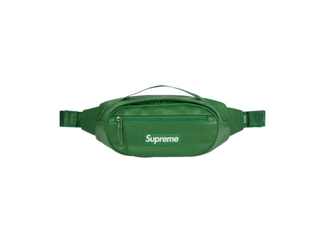 Supreme Supreme Leather Waist Bag Green (FW24) - view 1