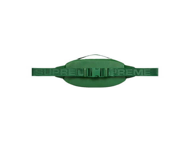 Supreme Supreme Leather Waist Bag Green (FW24) - view 3
