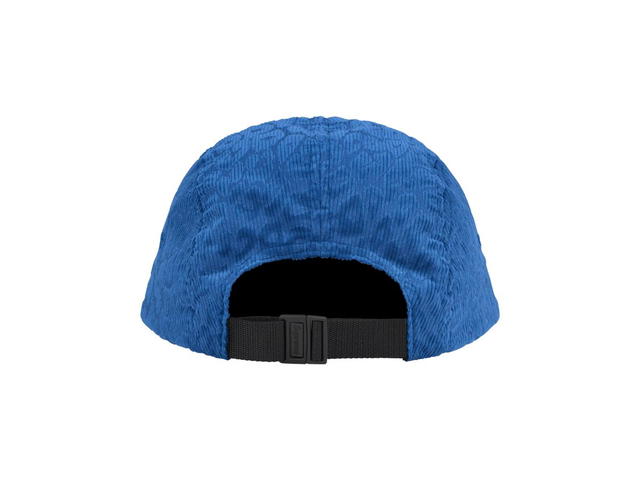 Supreme Supreme Leopard Corduroy Camp Cap Blue (FW23) - view 2