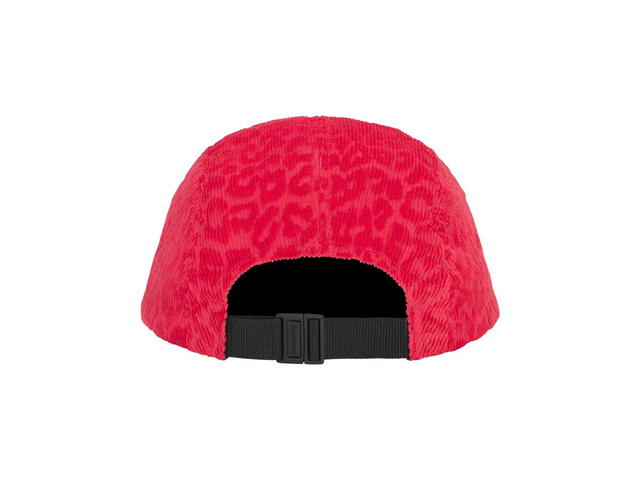 Supreme Supreme Leopard Corduroy Camp Cap Red (FW23) - view 2