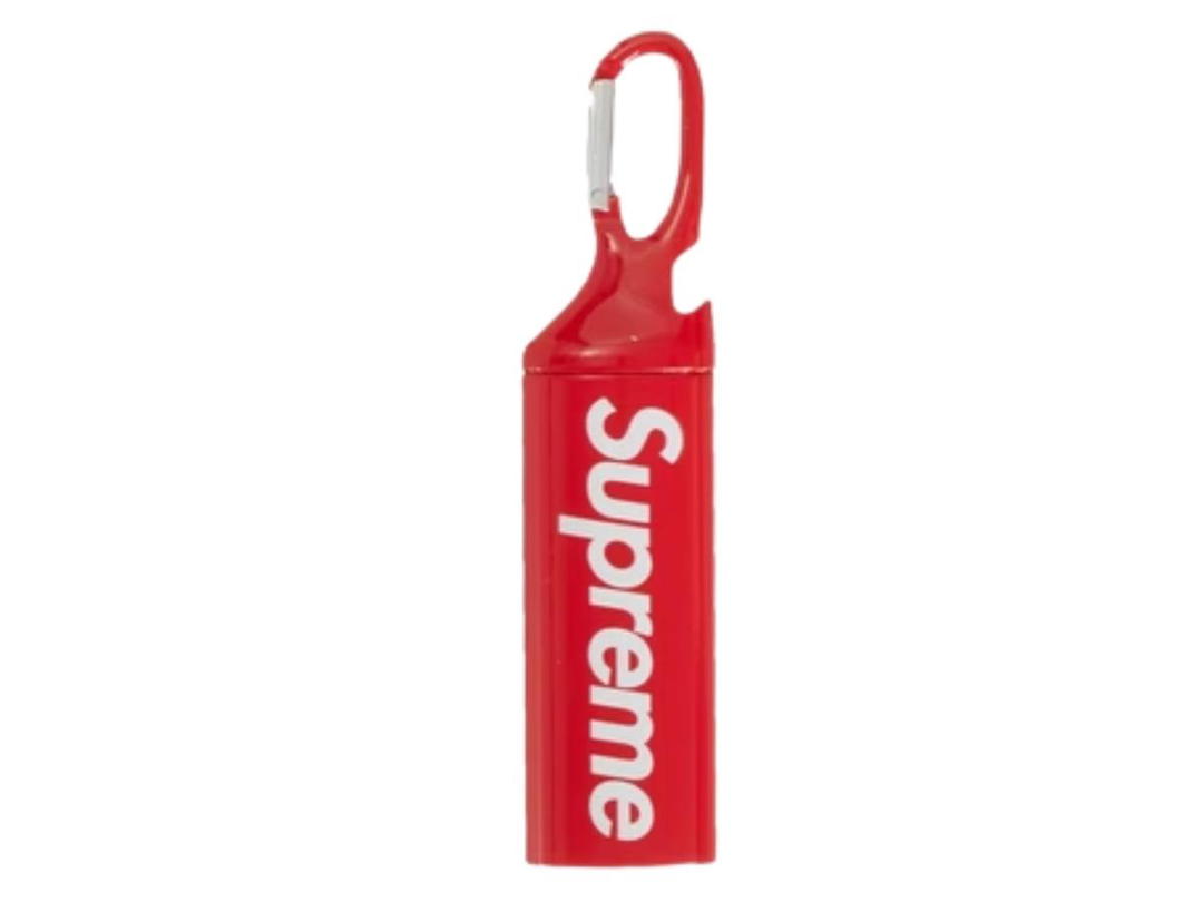 Supreme Supreme Lighter Case Carabiner Red