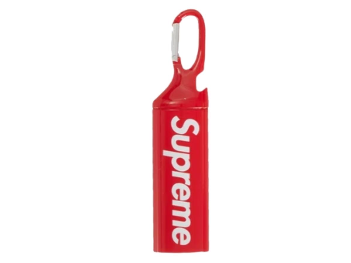Supreme Supreme Lighter Case Carabiner Red