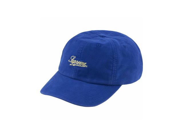 Supreme Supreme Lightweight Moleskin 6-Panel Blue (SS24) - view 1