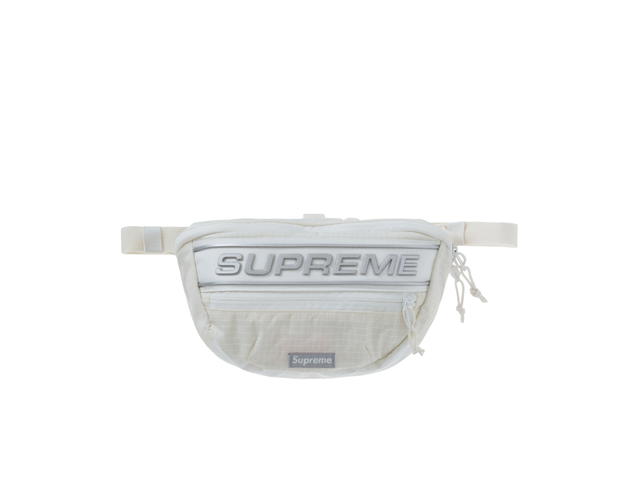 Supreme Supreme Logo Waist Bag White - view 1