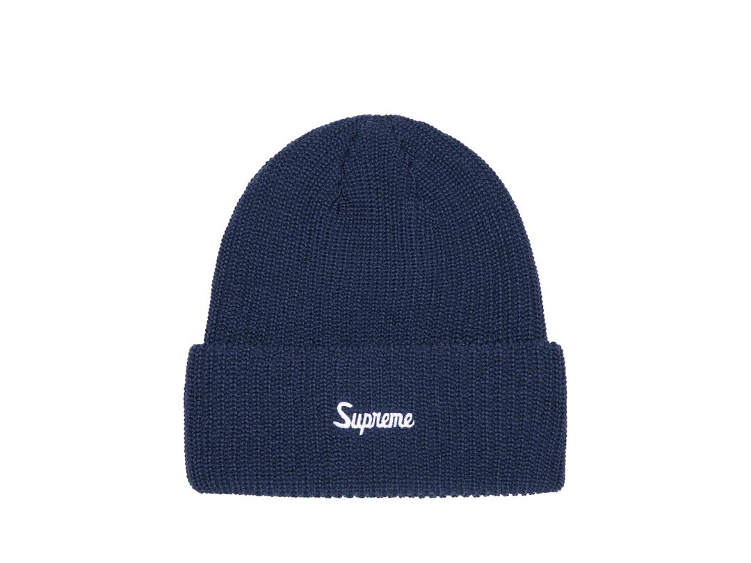 Supreme Supreme Loose Gauge Beanie Dark Blue (FW23)