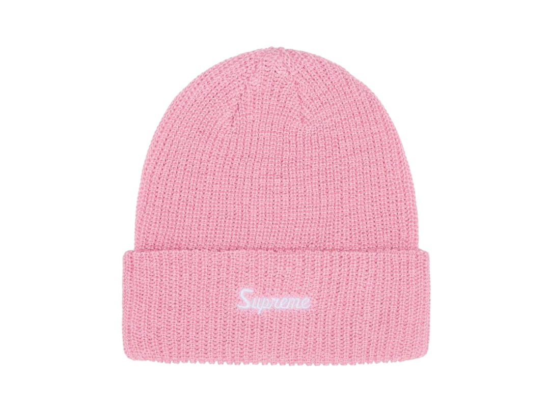 Supreme Supreme Loose Gauge Beanie Pink (FW24)