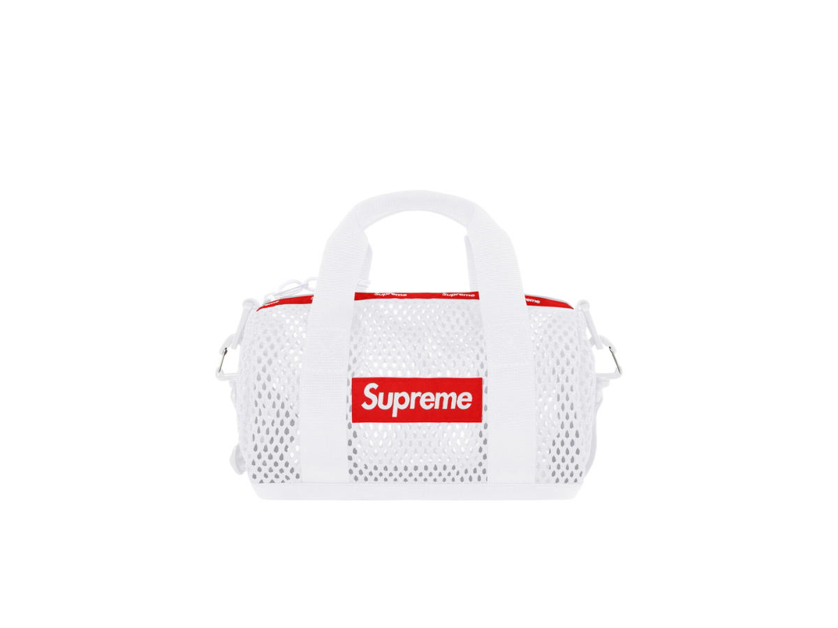 Supreme Supreme Mesh Mini Duffle Bag White