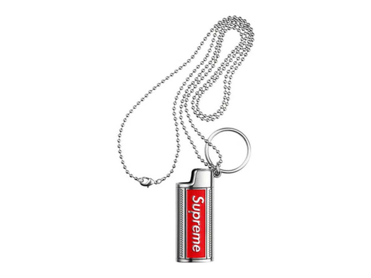 Supreme Supreme Metal Lighter Holster Silver