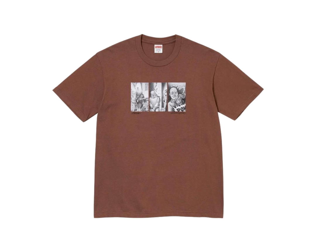 Supreme Supreme Mister Cartoon Pow Tee Brown (FW24)