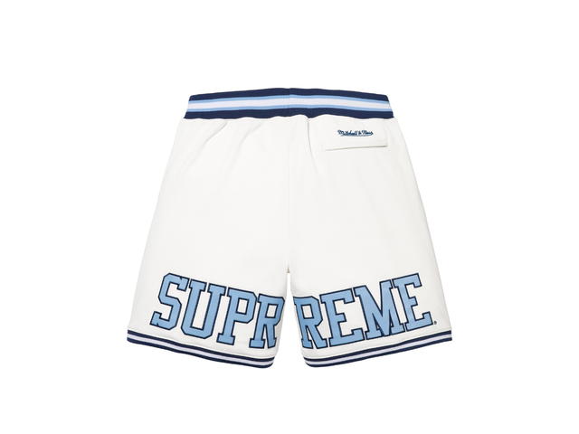 Supreme Supreme Mitchell & Ness NCAA Basketball Short White (FW24) - view 2