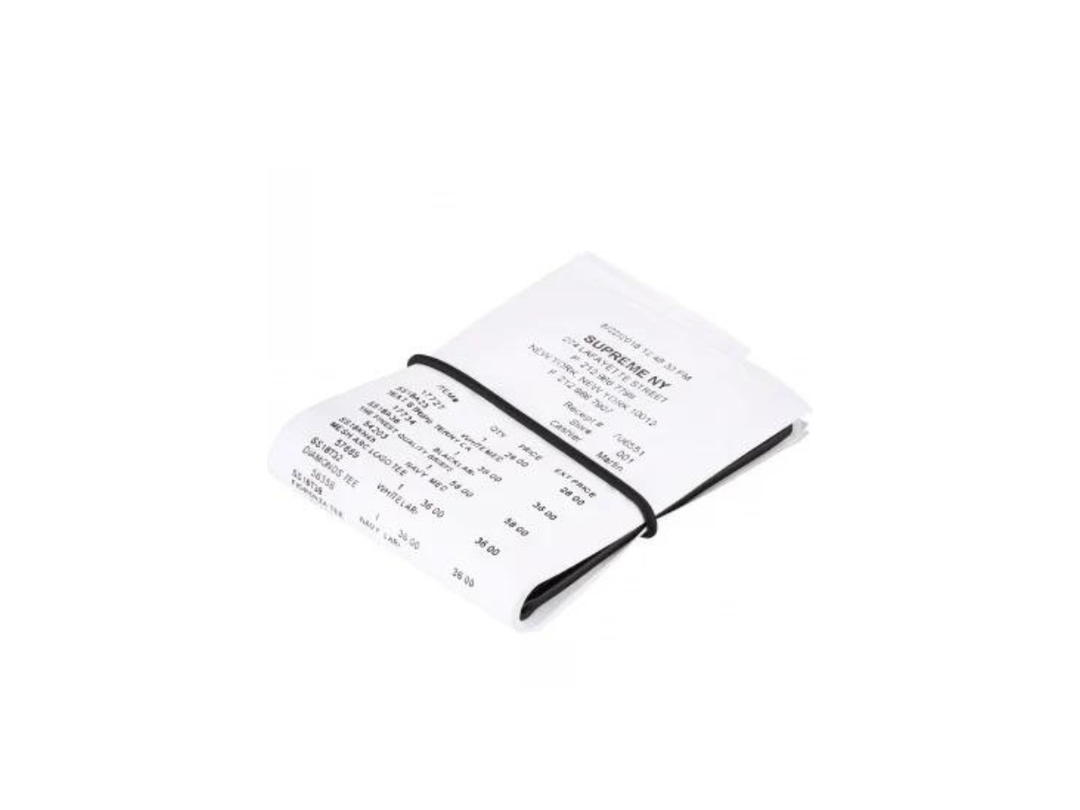 Supreme Supreme/MM6 Maison Margiela Receipt Wallet White (SS24)