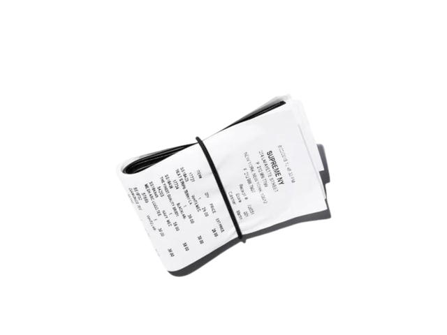 Supreme Supreme/MM6 Maison Margiela Receipt Wallet White (SS24) - view 2