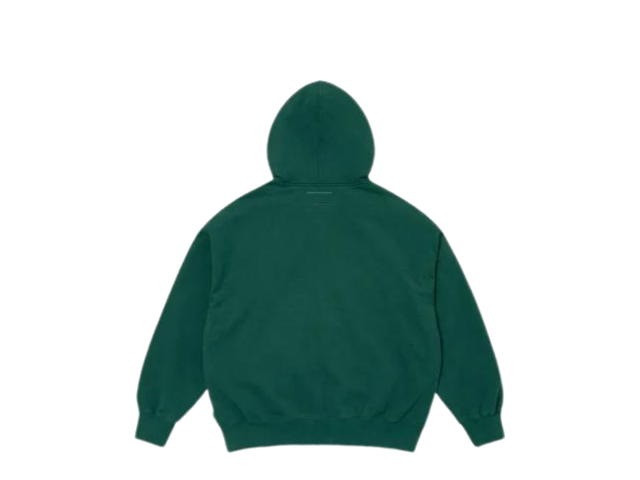 Supreme Supreme/MM6 Maison Margiela Zip Up Hooded Sweatshirt Dark Green (SS24) - view 2