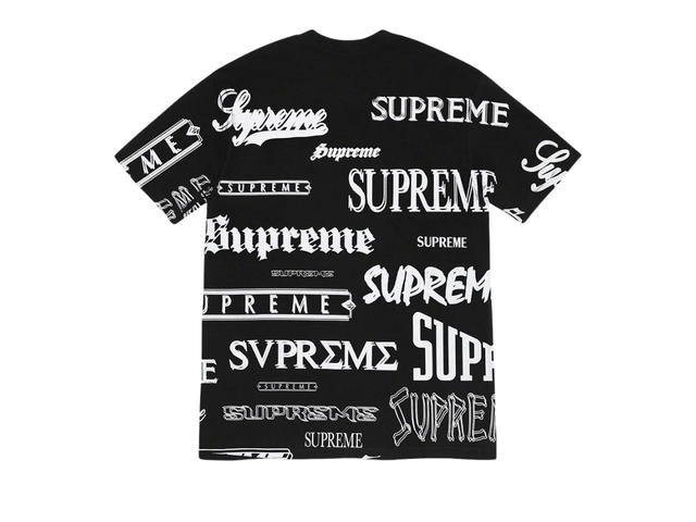 Supreme Supreme Multi Logo Tee Black (FW20) - view 2