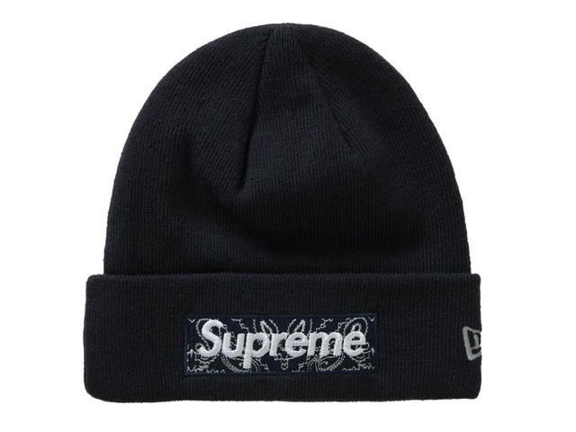 Supreme Supreme New Era Box Logo Beanie Black (FW19) - view 1