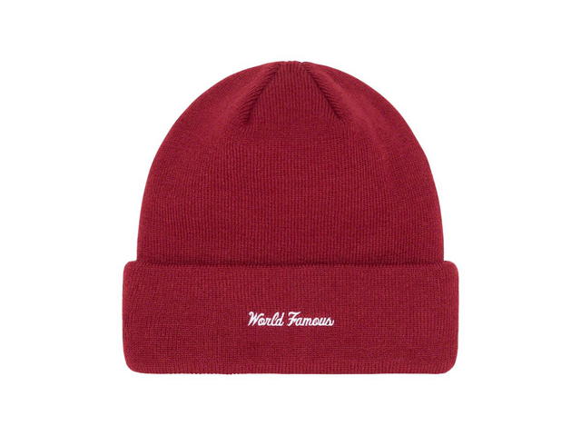 Supreme Supreme New Era Box Logo Beanie Cardinal (FW22) - view 2