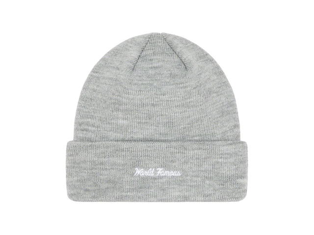 Supreme Supreme New Era Box Logo Beanie Heather Grey (FW22) - view 2