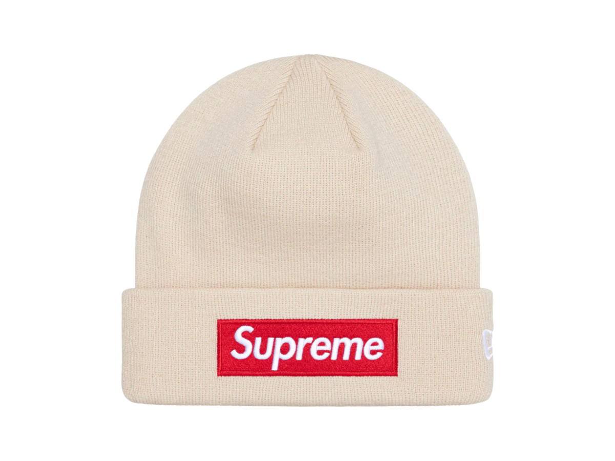 Supreme Supreme New Era Box Logo Beanie Stone (FW24)