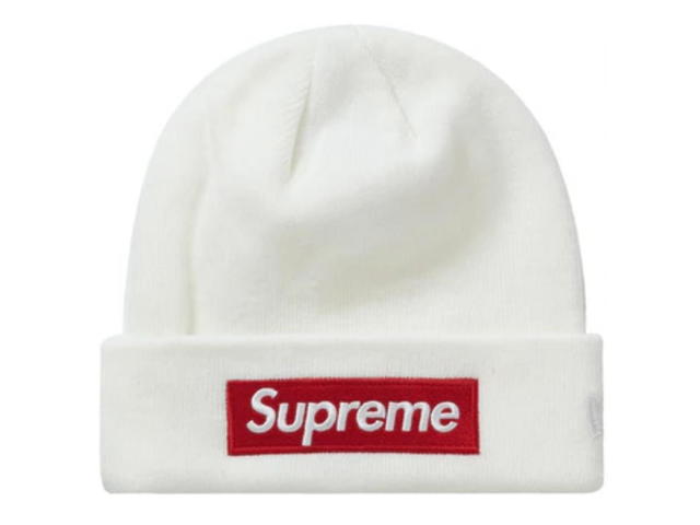 Supreme Supreme New Era Box Logo Beanie White (FW21) - view 1