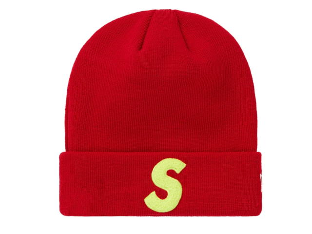 Supreme Supreme New Era S Logo Beanie (FW 19) Red - view 1