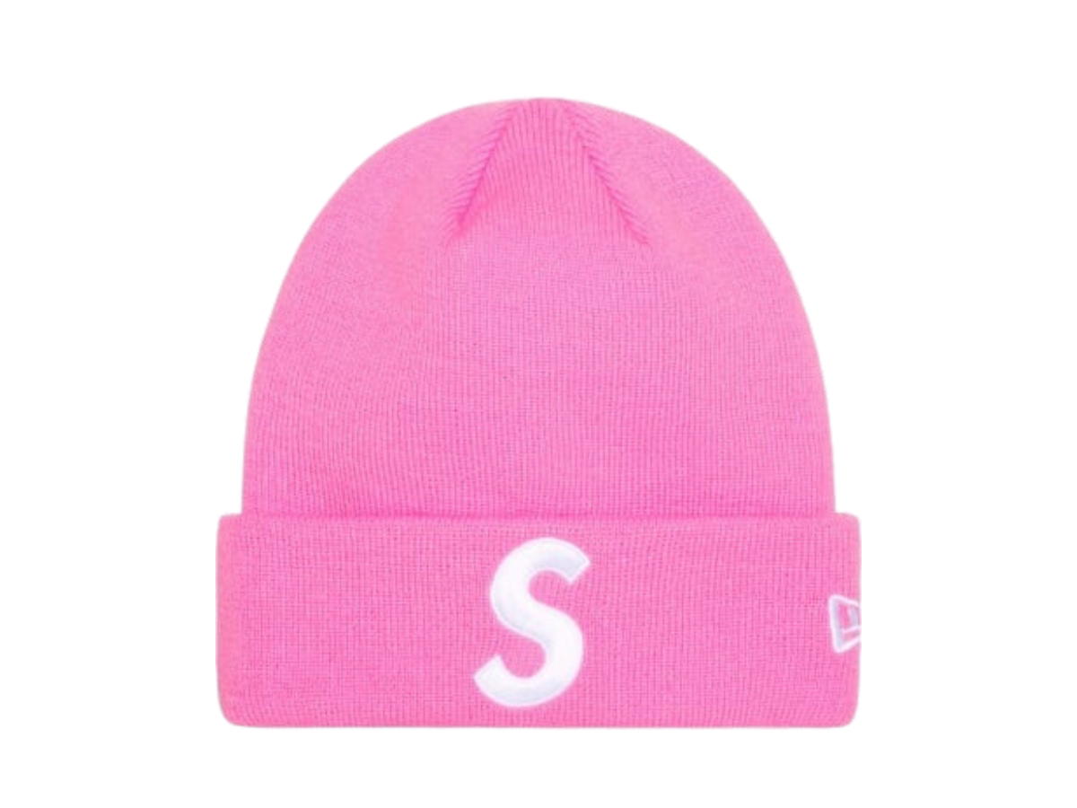 Supreme Supreme New Era S Logo Beanie Pink (FW23)