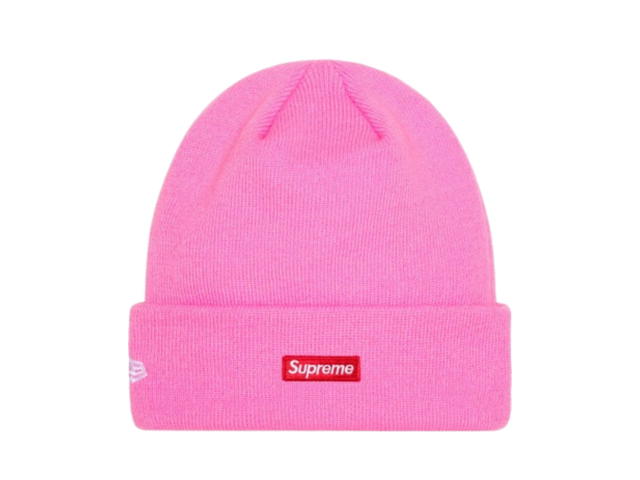Supreme Supreme New Era S Logo Beanie Pink (FW23) - view 2