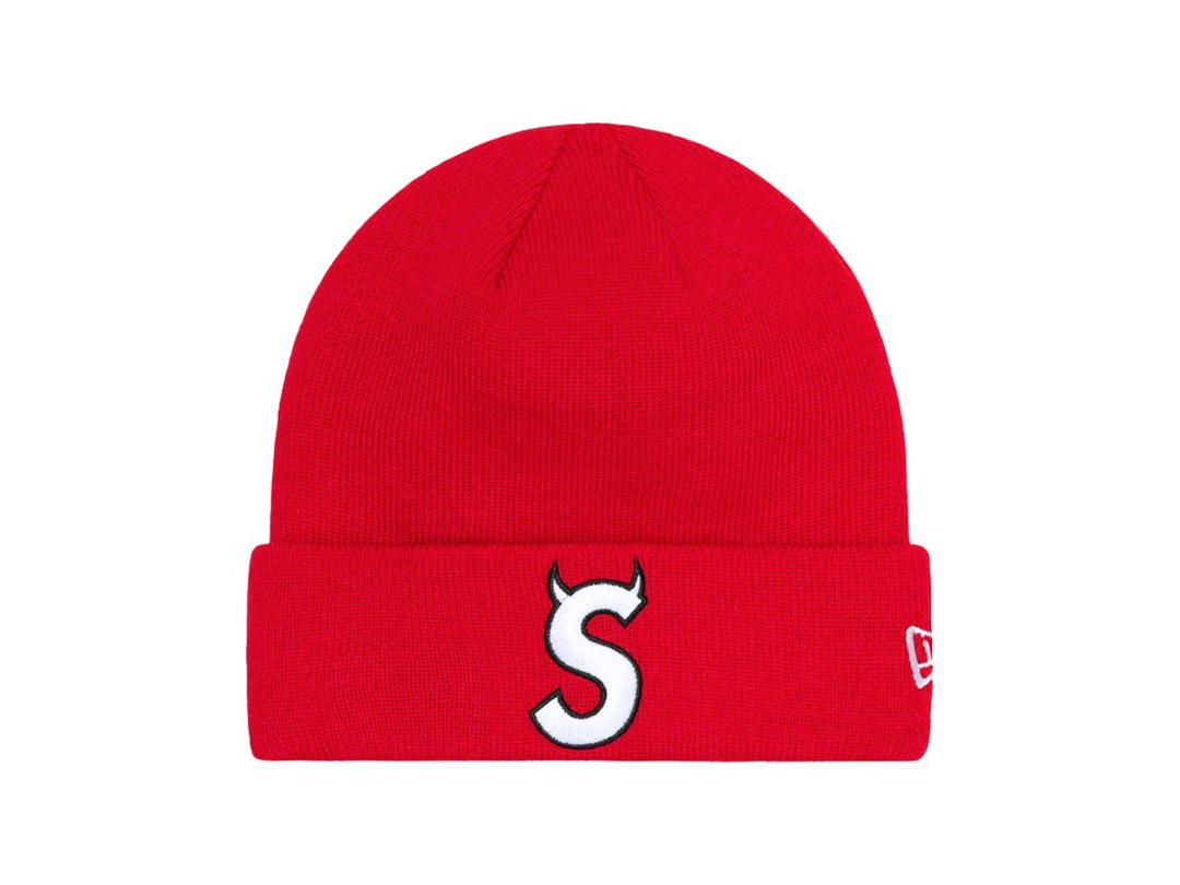 Supreme Supreme New Era S Logo Beanie Red (FW22)