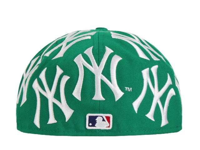 Supreme Supreme New York Yankees Box Logo New Era Green - view 2