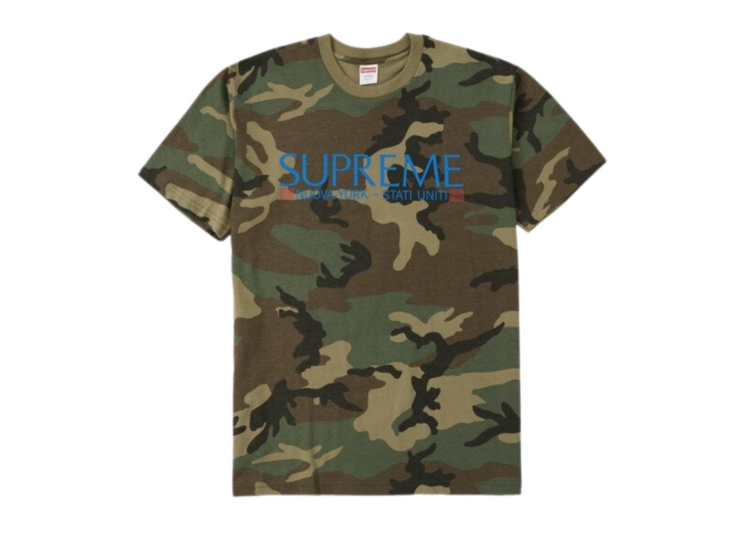 Supreme Supreme Nuova York Tee Woodland Camo (FW20)