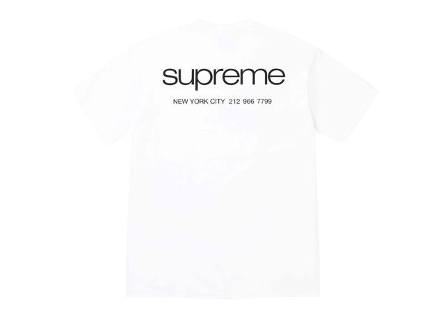 Supreme Supreme NYC Tee White (FW23) - view 1