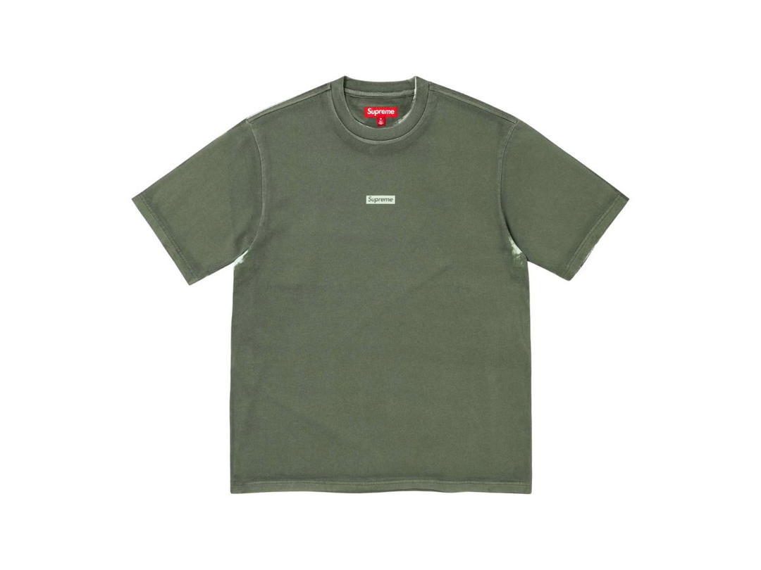 Supreme Supreme Overprint Small Box S/S Top Green (SS24)