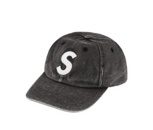 Buy Supreme Pigment Canvas S Logo 6-Panel Cap Black at Sasom – Authentic and Ready to Ship