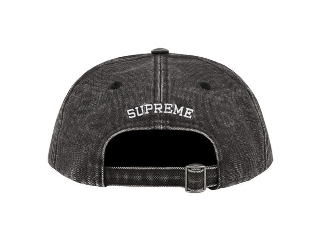 Supreme Supreme Pigment Canvas S Logo 6-Panel Cap Black - view 2