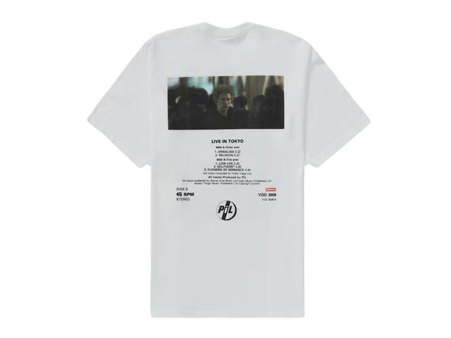 Supreme Supreme PiL Live In Tokyo Tee White - view 2
