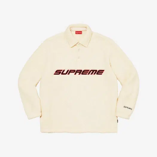 Buy Supreme Polartec L/S Polo Natural - 22FW at Sasom – Authentic and Ready to Ship