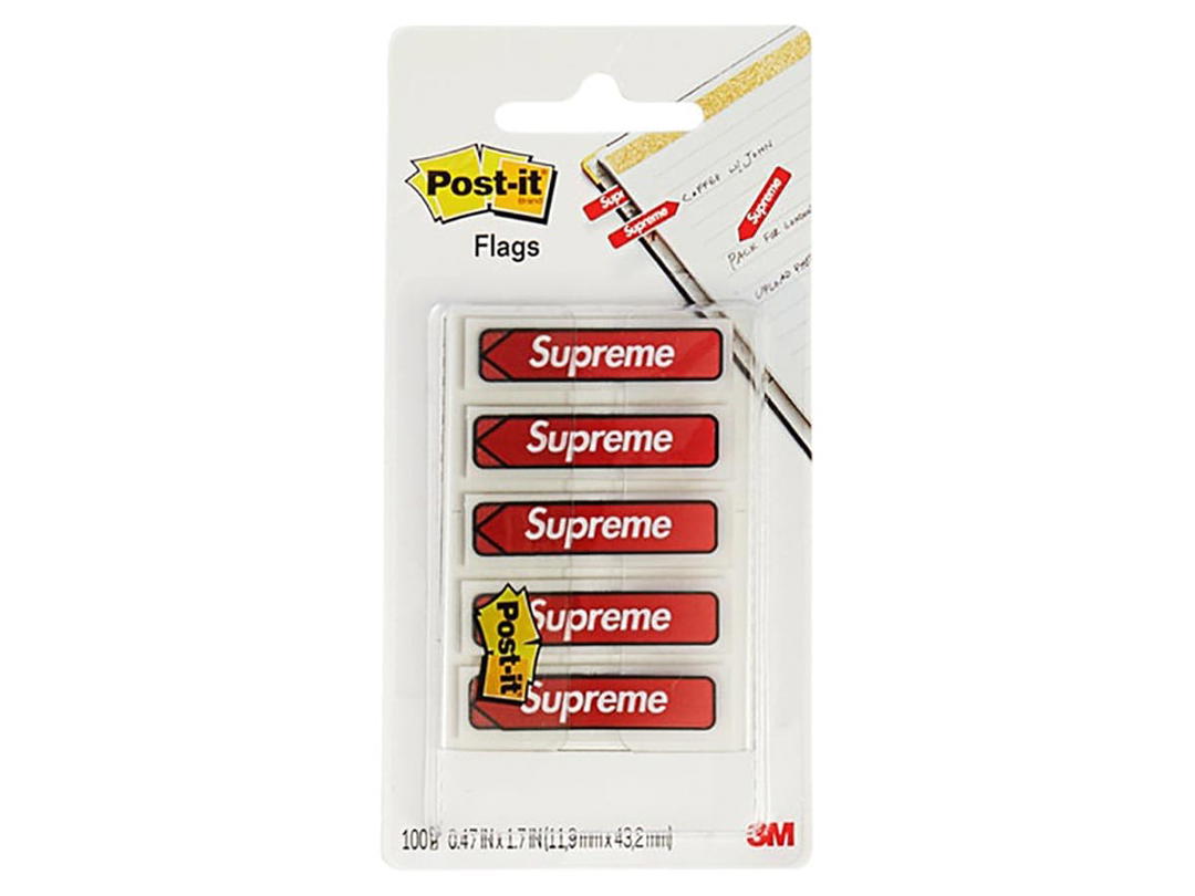 Supreme Supreme Post-it Flags Red